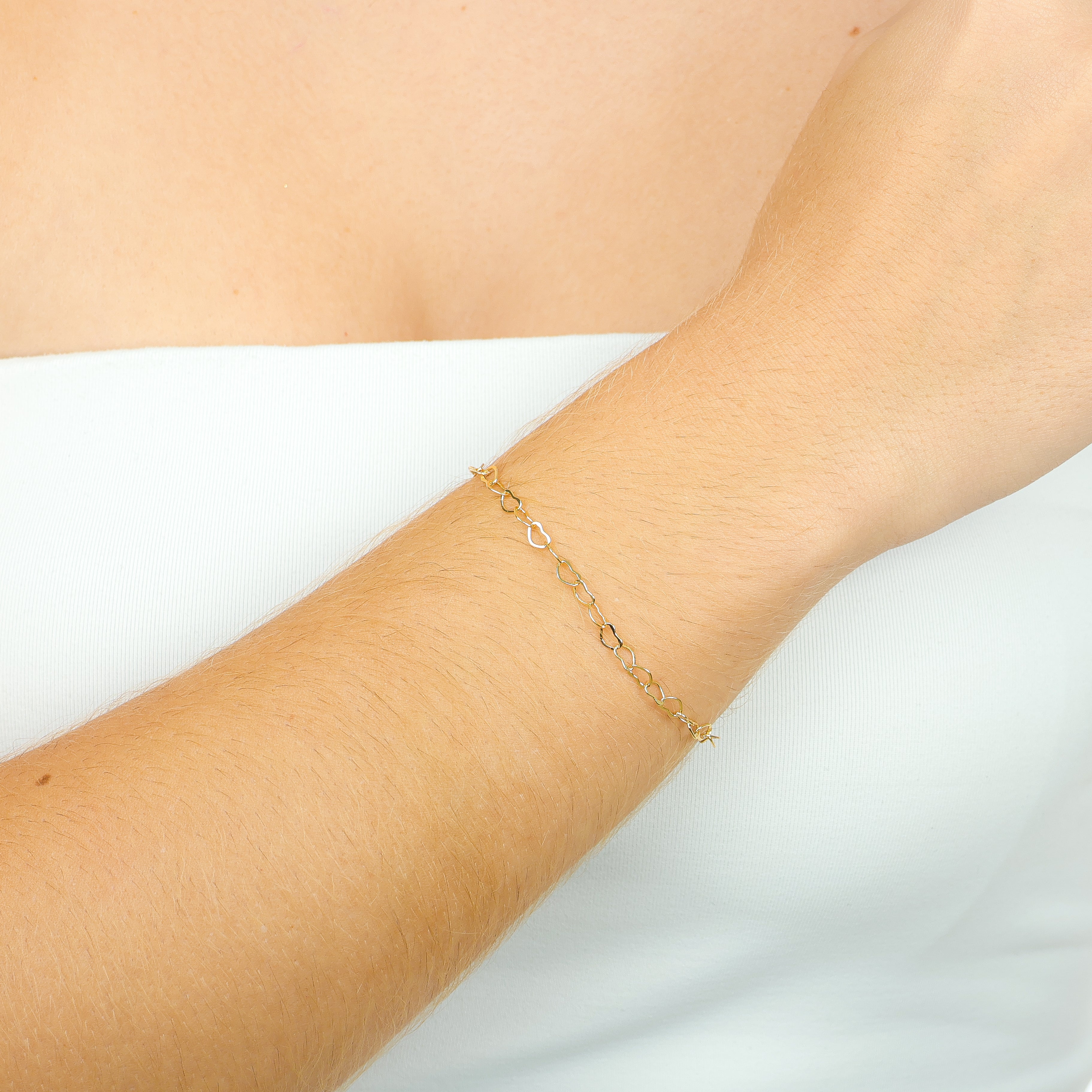 Pulseira elo coração