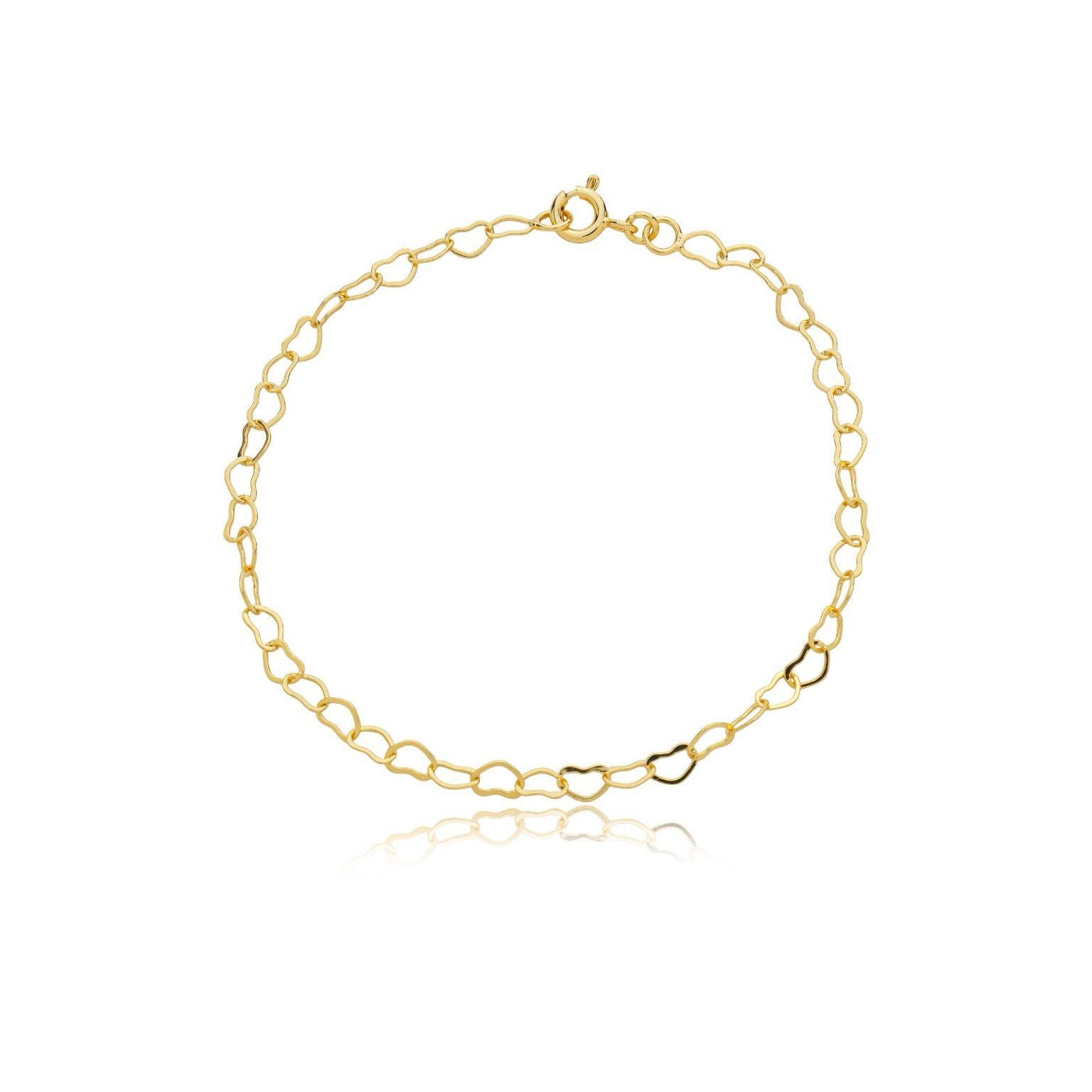 Pulseira elo coração